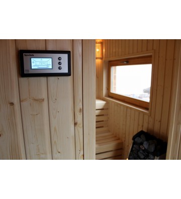 panel sterownika Novicon w saunie
